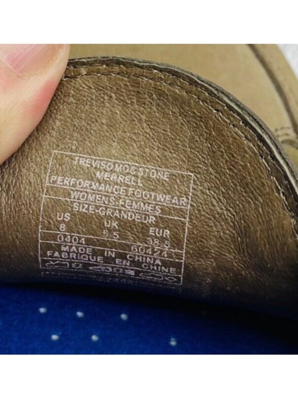 Merrell Woman TREVISO MOC STONE Light Brown Comfort Loafer Shoes Size 8 / 38.5 - Picture 10 of 13